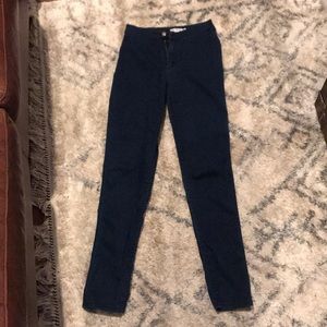 American Apparel High Waisted Blue Jeans